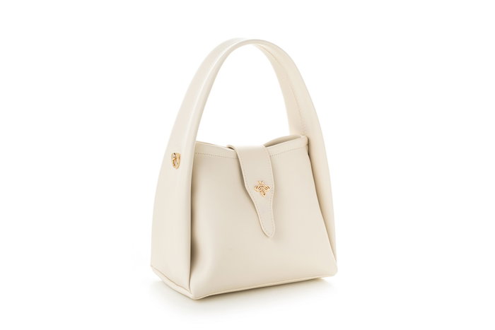 Lucky Bees Bolso Cruzado Crema